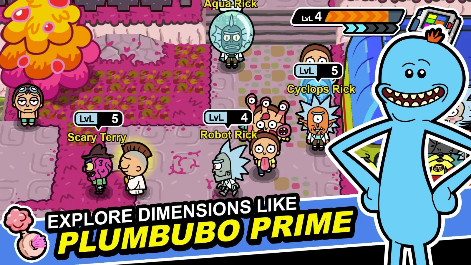 Game screenshot Pocket Mortys unblocked Game screenshot Pocket Mortys unblocked