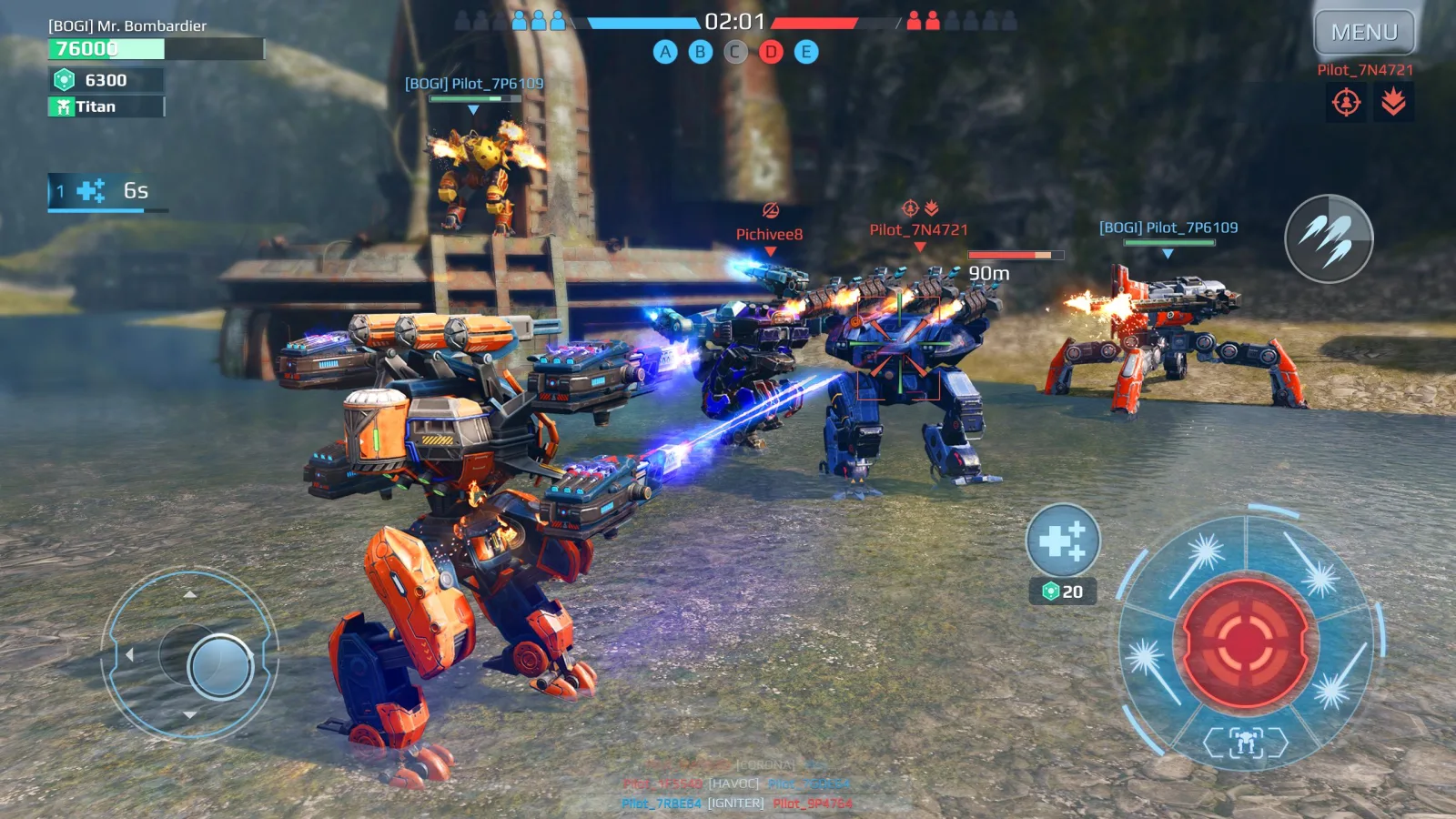 Game screenshot War Robots mod Game screenshot War Robots mod