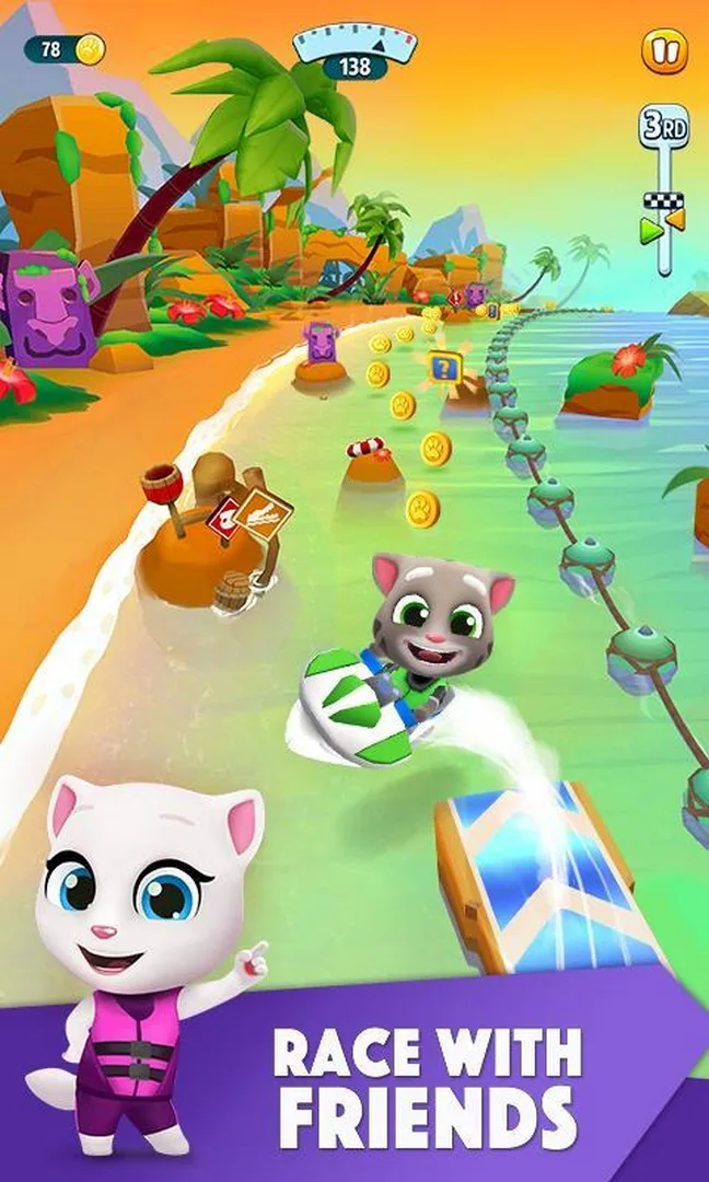Game screenshot Talking Tom Jetski 2 Download Game screenshot Talking Tom Jetski 2 Download