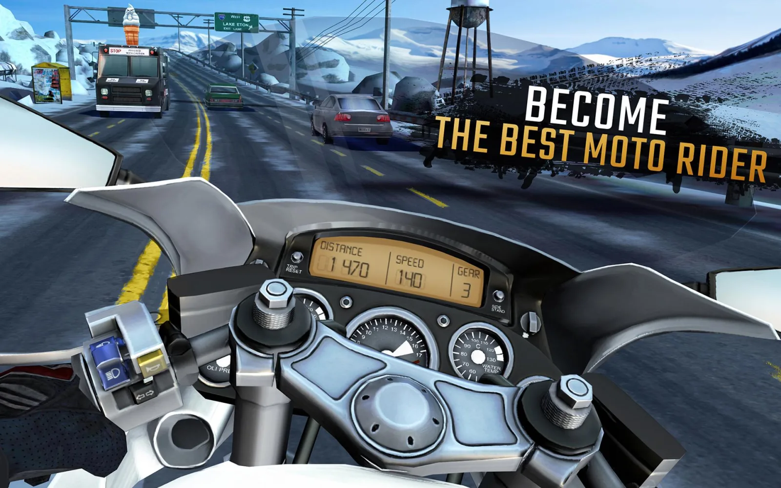 Game screenshot Moto Rider GO Highway Traffic cracked Game screenshot Moto Rider GO Highway Traffic cracked