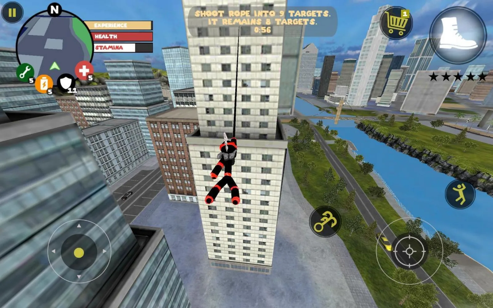 Game screenshot stickman rope hero mod Game screenshot stickman rope hero mod