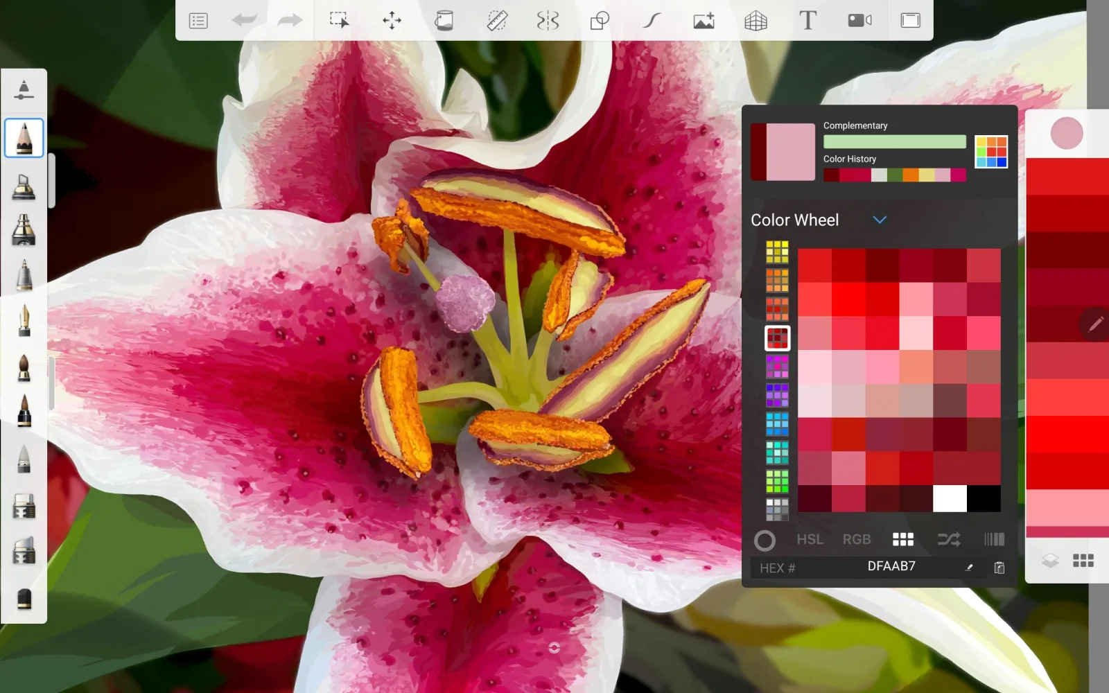 App screenshot Autodesk SketchBook Pro for Android App screenshot Autodesk SketchBook Pro for Android