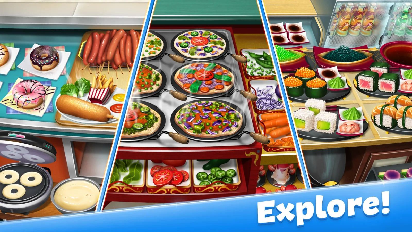 Game screenshot Cooking Fever mod Game screenshot Cooking Fever mod