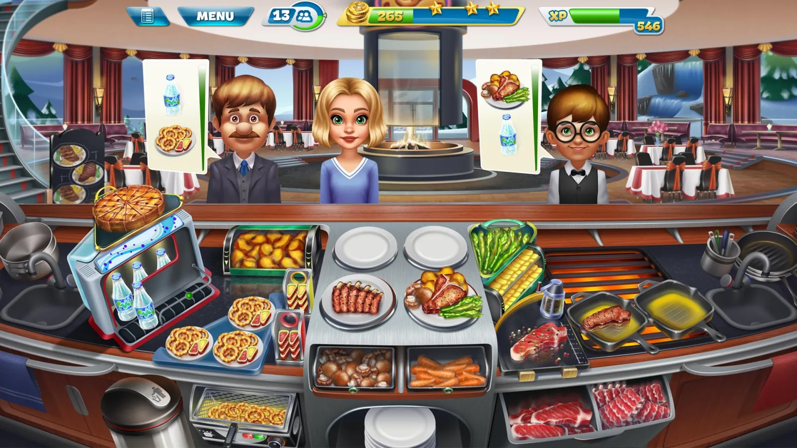 Cooking Fever Mod (Unlimited Coins/Gems) screenshot 6 Cooking Fever Mod (Unlimited Coins/Gems) screenshot 6
