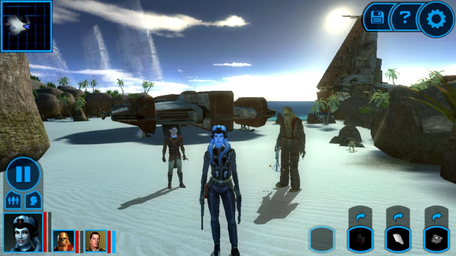 Game screenshot Star Wars KOTOR mod apk Game screenshot Star Wars KOTOR mod apk