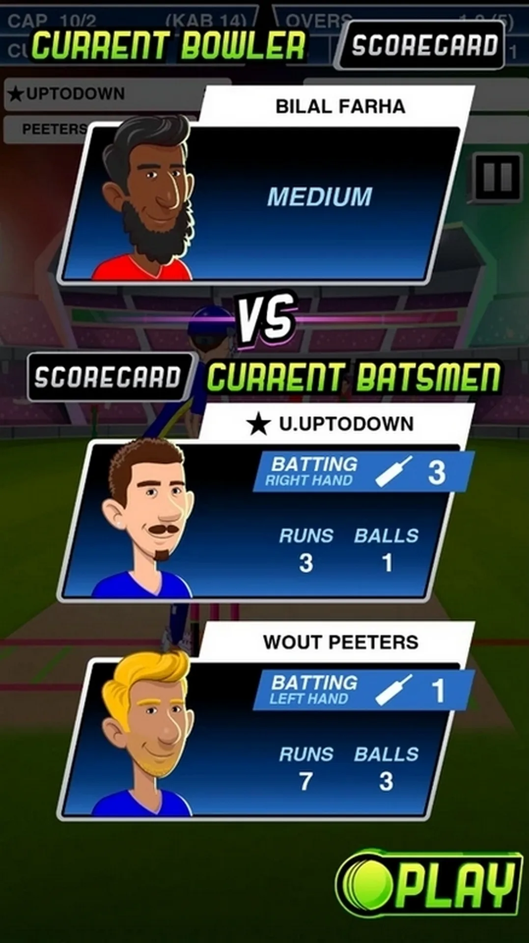 Game screenshot Cricket Super League cheats Game screenshot Cricket Super League cheats