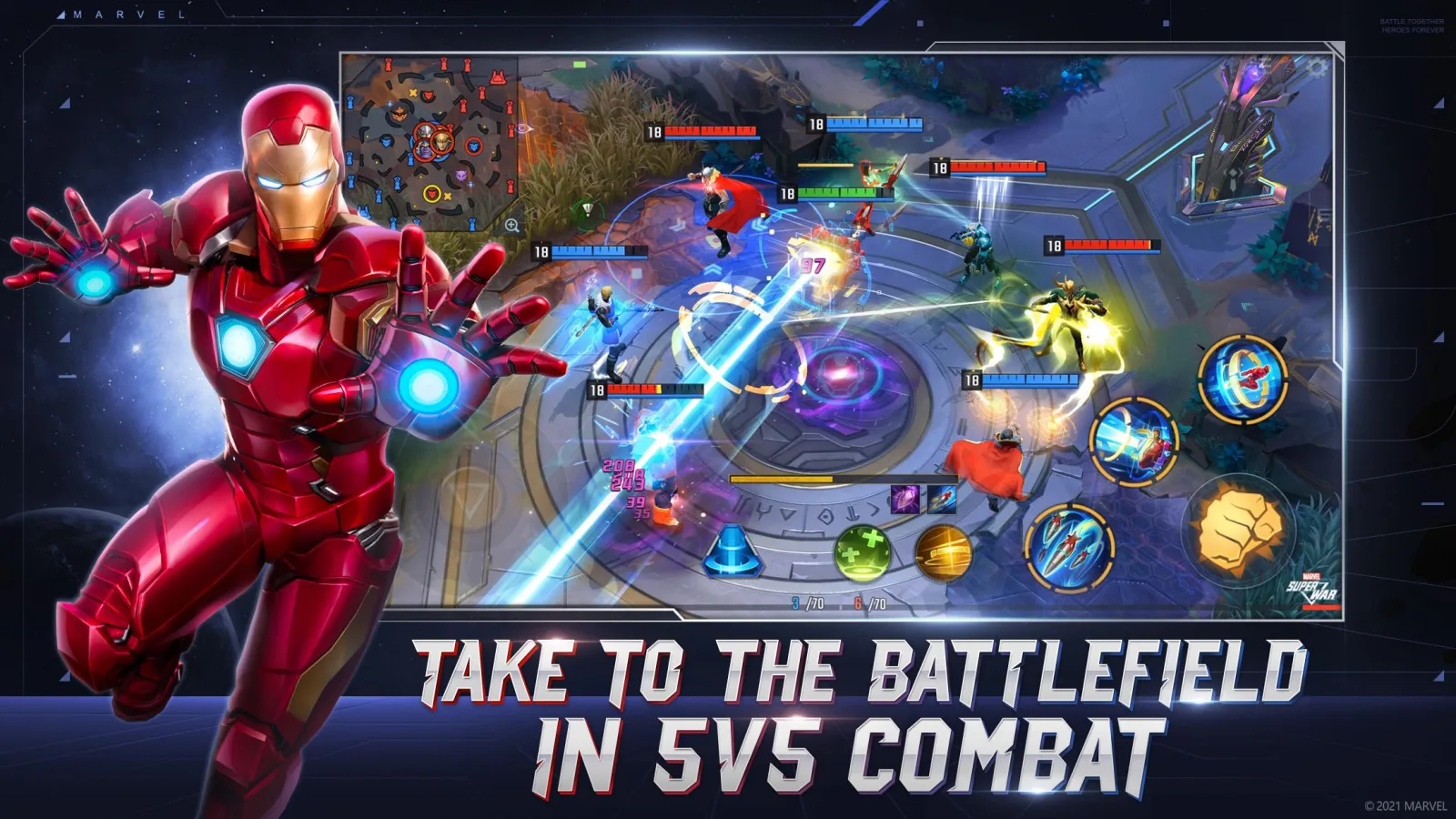 Game screenshot MARVEL Super War mod Game screenshot MARVEL Super War mod