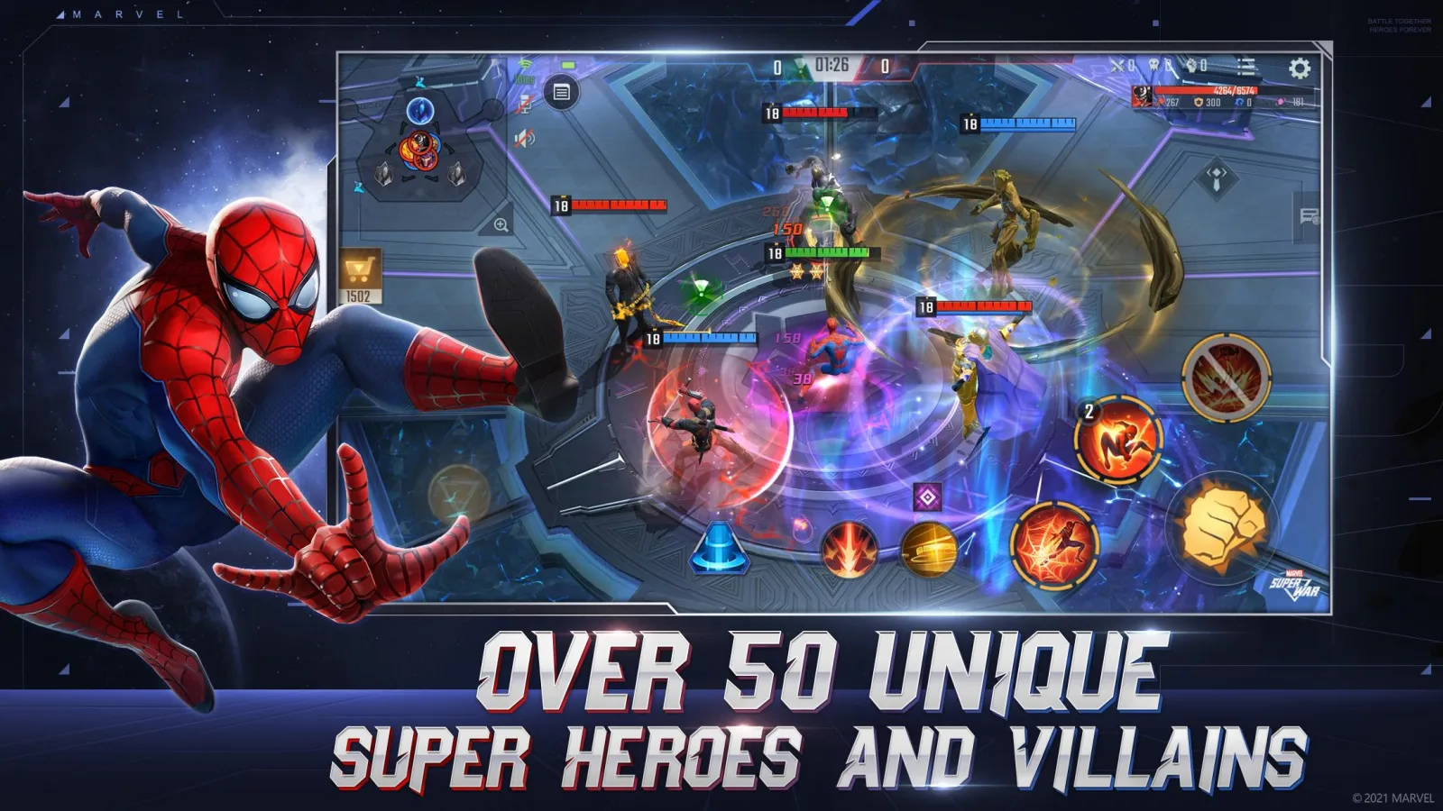 Game screenshot MARVEL Super War apk Game screenshot MARVEL Super War apk