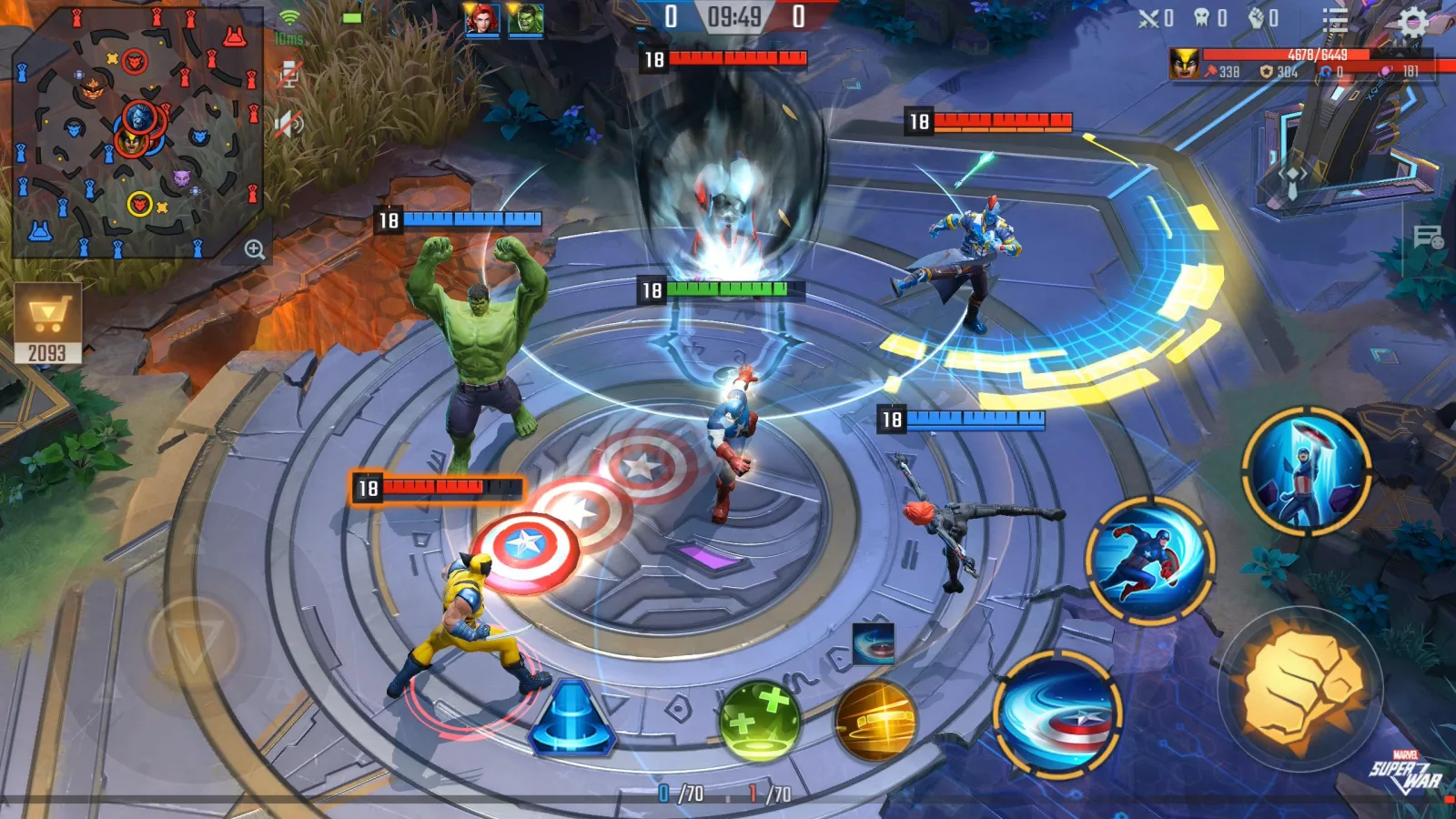Game screenshot MARVEL Super War cheats Game screenshot MARVEL Super War cheats