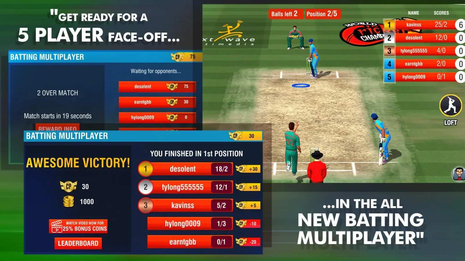 Game screenshot World Cricket Championship 2 unblocked Game screenshot World Cricket Championship 2 unblocked