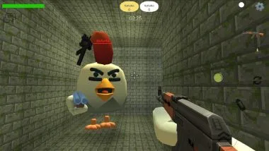 Oyun ekran görüntüsü Chicken Gun cracked
