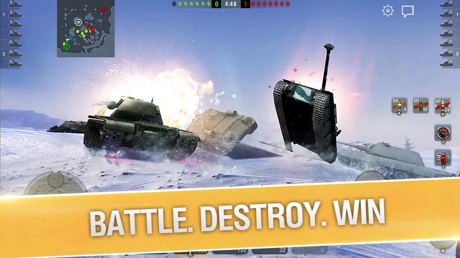 Game screenshot World of Tanks Blitz apk Game screenshot World of Tanks Blitz apk