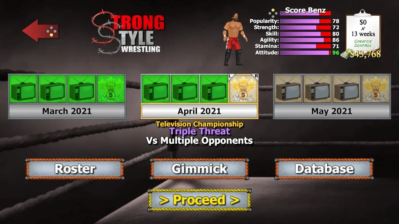 Game screenshot Wrestling Empire apk Game screenshot Wrestling Empire apk