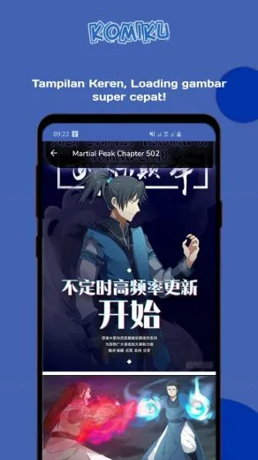 Screenshot Komiku app download