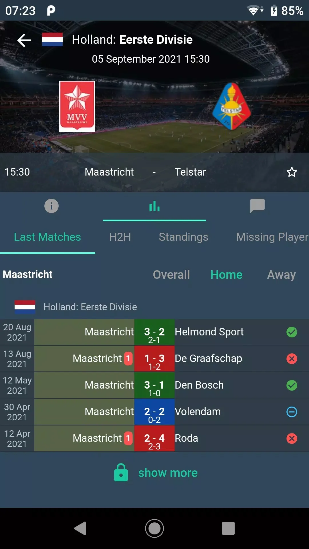Screenshot LiveScore.bz for Android Screenshot LiveScore.bz for Android