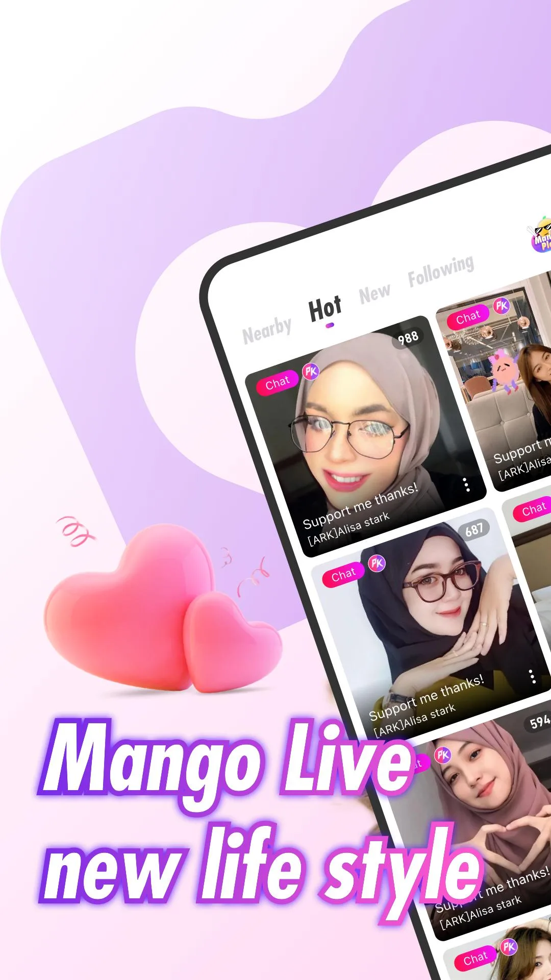 Screenshot Mango live Screenshot Mango live