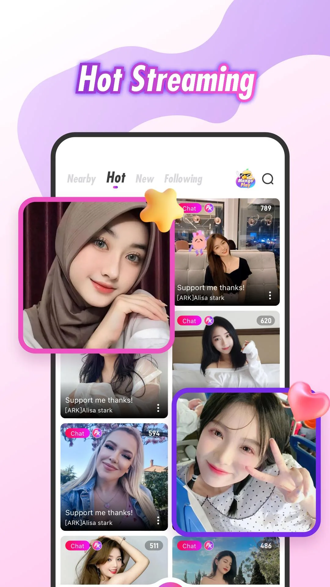 Screenshot download Mango live apk Screenshot download Mango live apk