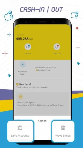 Kuvakaappaus WavePay Apps