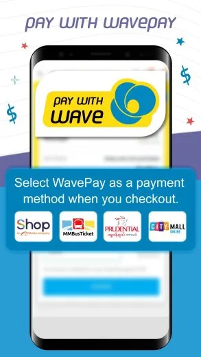 Kuvakaappaus WavePay application