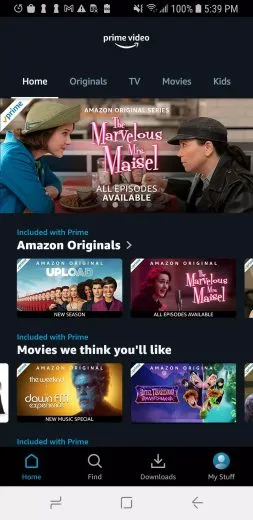 Screenshot Amazon Prime Video