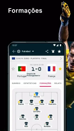 Screenshot Flashscore app