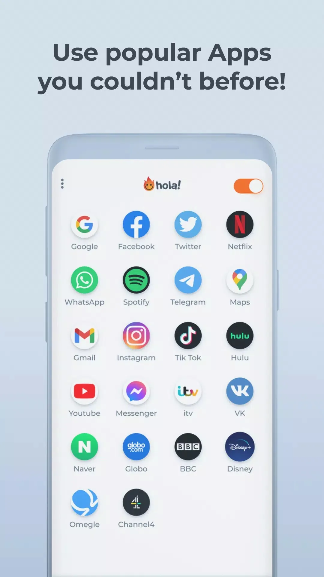 Screenshot Hola VPN Screenshot Hola VPN
