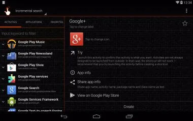 Screenshot QuickShortcutMaker Apps