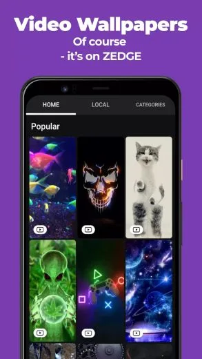 Tangkapan layar ZEDGE APK mod