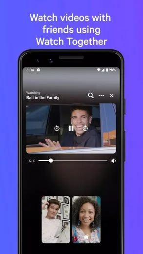 Screenshot Messenger app