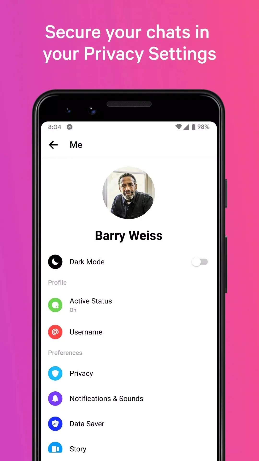 Screenshot Messenger for Android Screenshot Messenger for Android