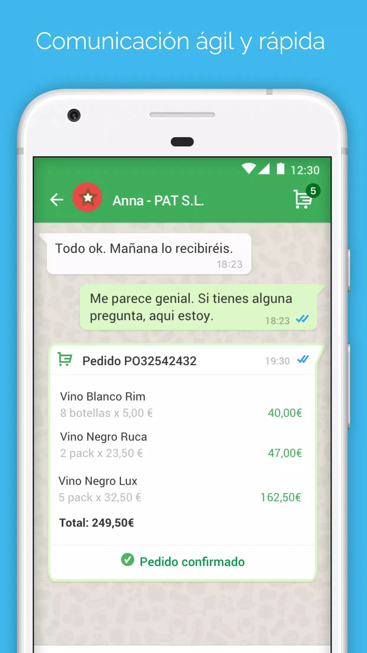 Screenshot Cart app Screenshot Cart app