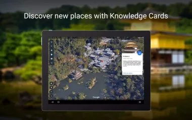 Screenshot Google Earth latest version