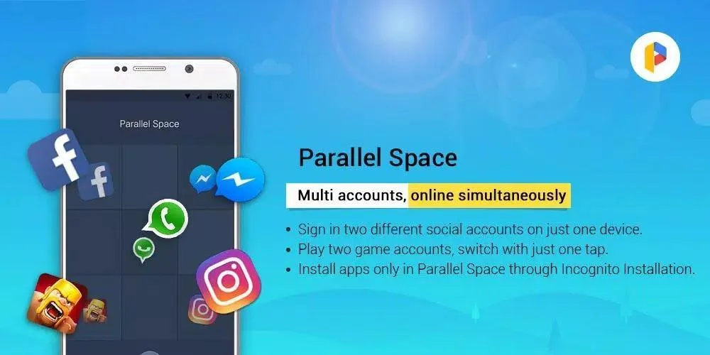 Screenshot Parallel Space Apps Screenshot Parallel Space Apps