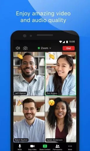 Screenshot Zoom app