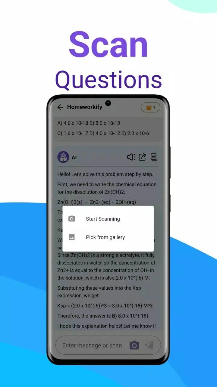 Screenshot Homeworkify app Screenshot Homeworkify app