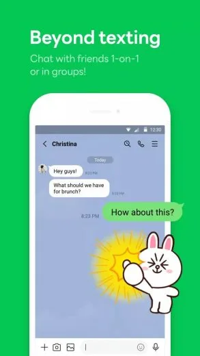 Screenshot LINE apk