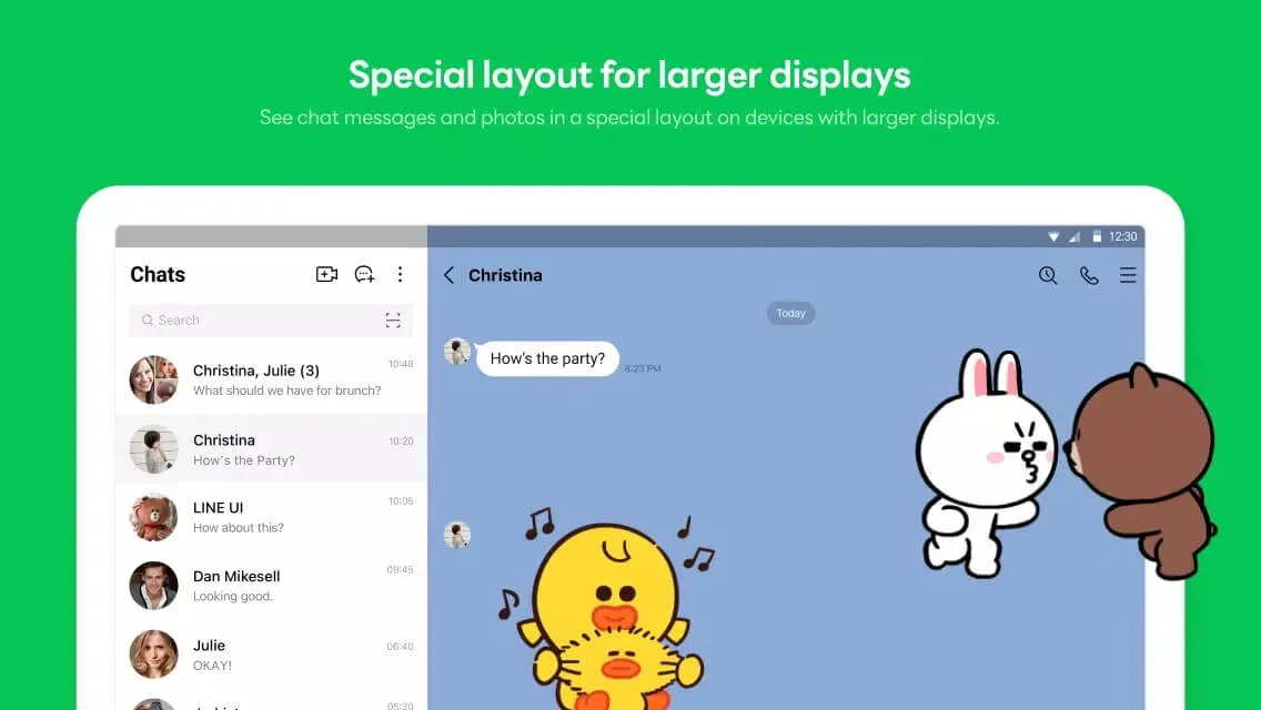 Screenshot LINE Apps Screenshot LINE Apps