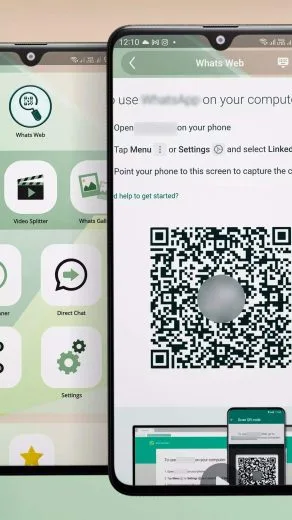 Screenshot Whats Web app