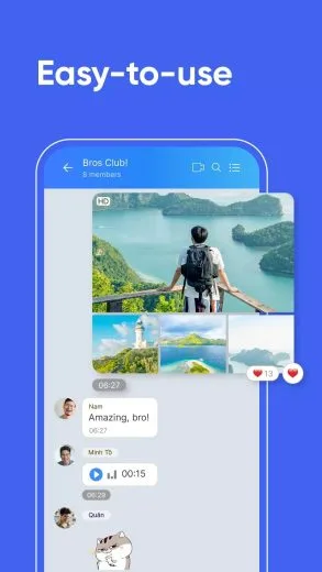 Screenshot Zalo app