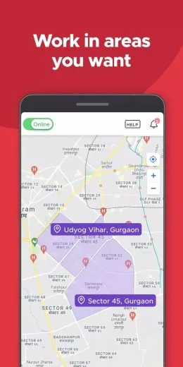 Screenshot Zomato Delivery Partner app