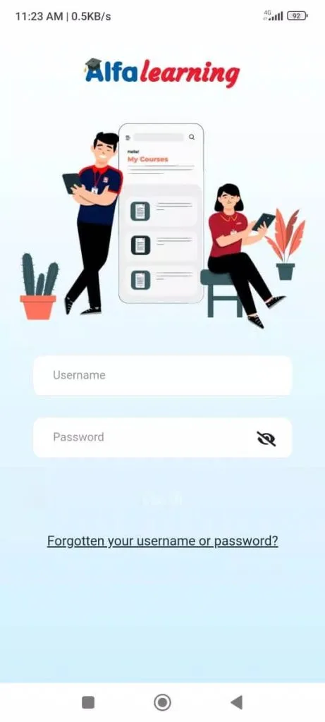 Screenshot Alfa Learning apk