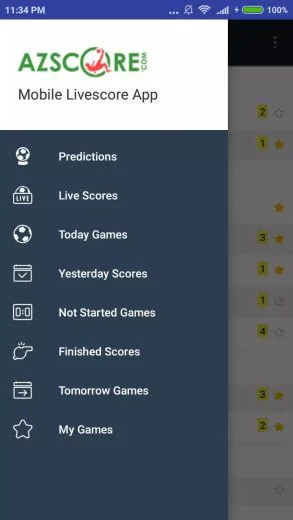 Schermata Azscore