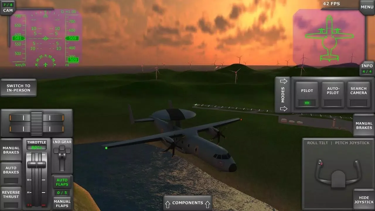 Game screenshot Turboprop Flight Simulator for Android Game screenshot Turboprop Flight Simulator for Android