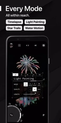 Screenshot ProShot application