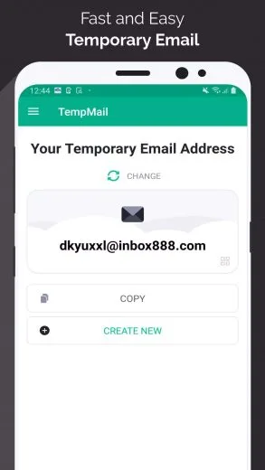 Screenshot Temp Mail apk
