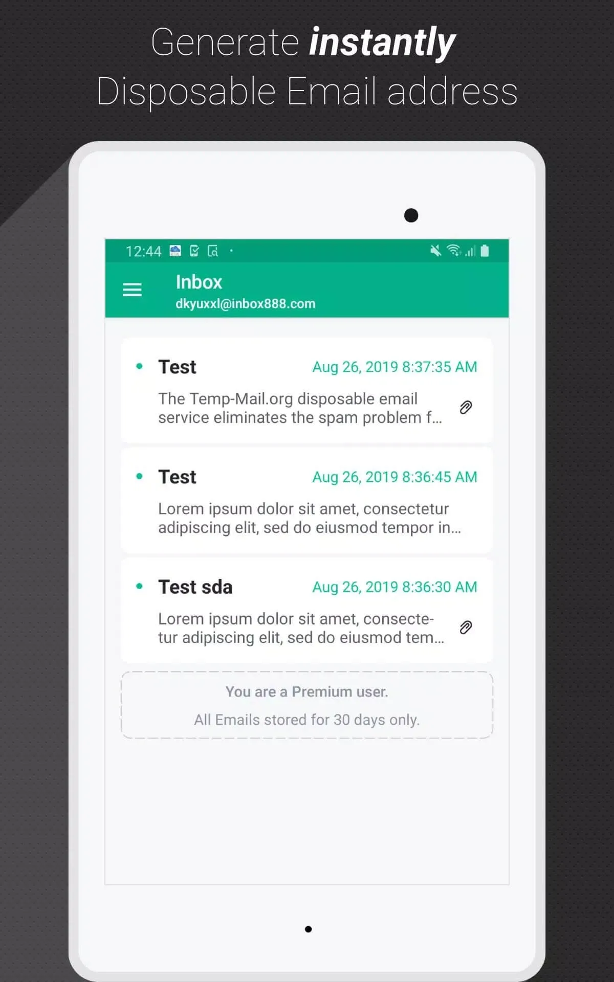 Screenshot Temp Mail free download Screenshot Temp Mail free download