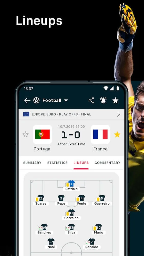 Screenshot FlashScore Plus free download Screenshot FlashScore Plus free download