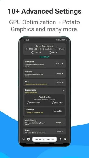 Screenshot GFX Tool Pro free download