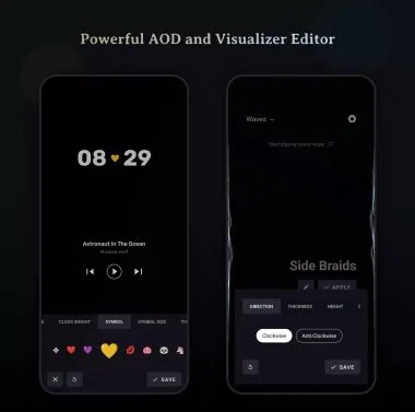 Screenshot Muviz Edge application