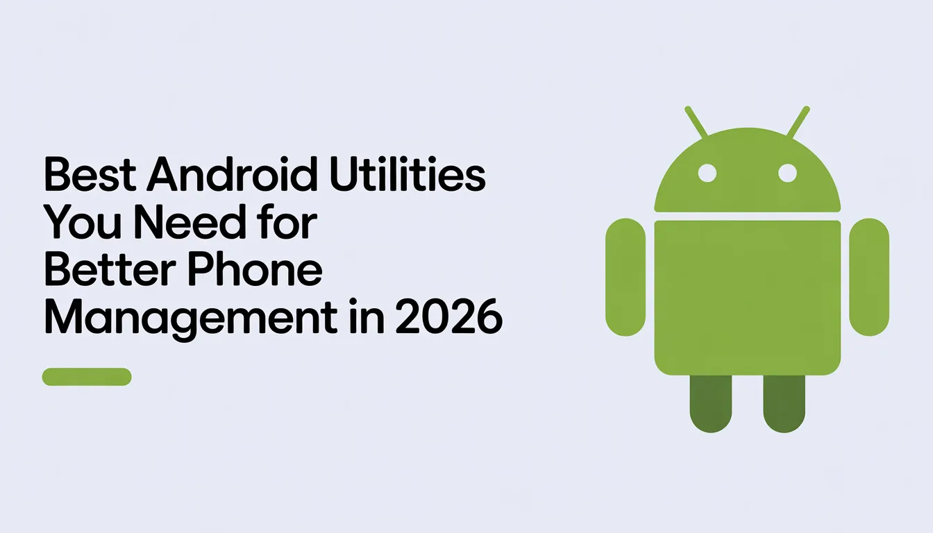 Best Android Utilities You Need for Better Phone Management in 2026